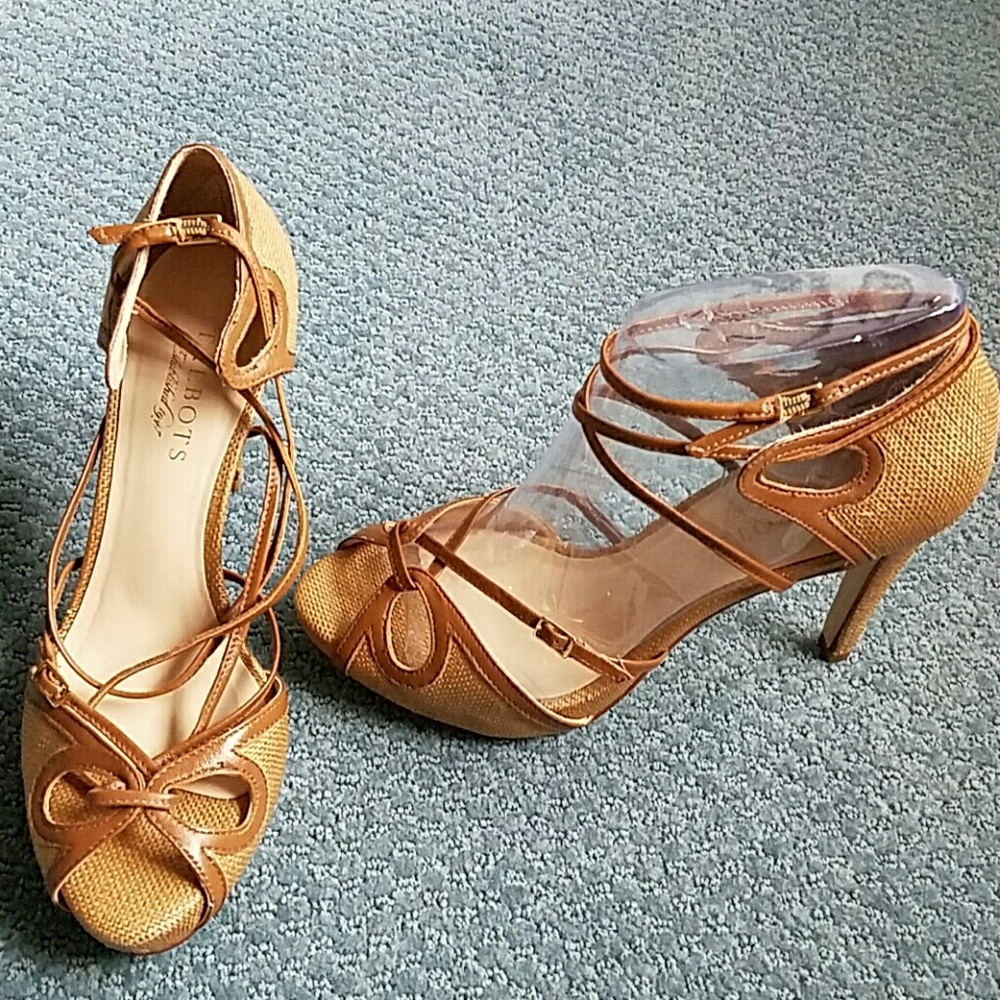 Talbots Sandals Shoes Heels NEW Size 8